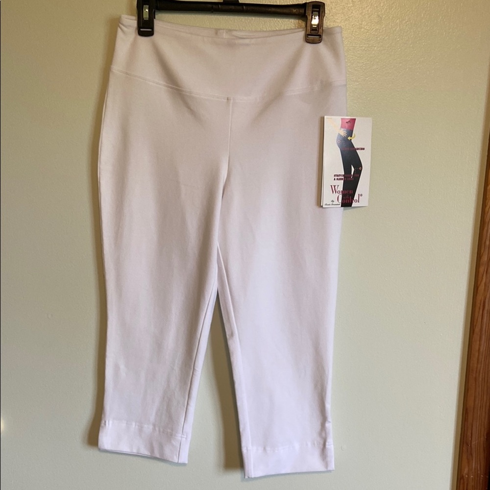 White Cropped Capris - Wicked